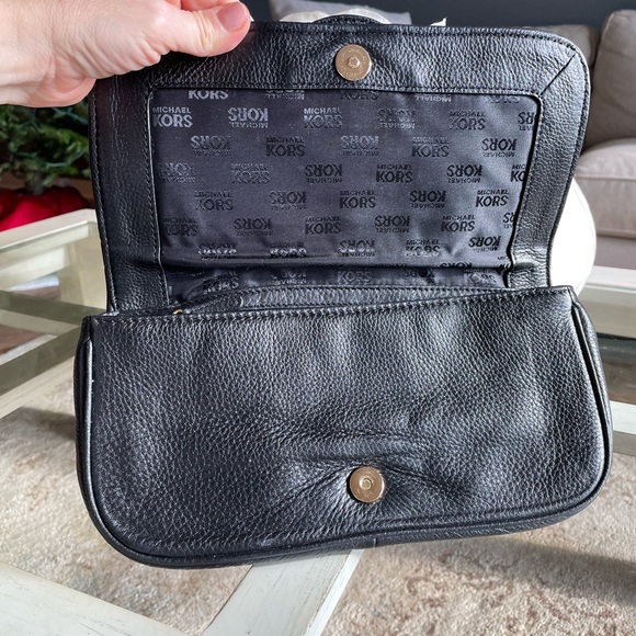 Michael Kors Black Clutch Purse - Picture 3 of 5